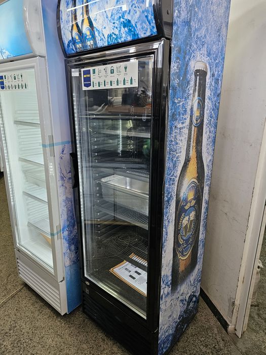 Хладилник GSC2350B с стъклена врата, 324 L, черен, 180w,990лв за бр,