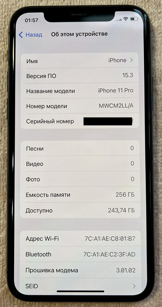 Iphone 11 pro 256 + airpods 2 + apple whatch 3