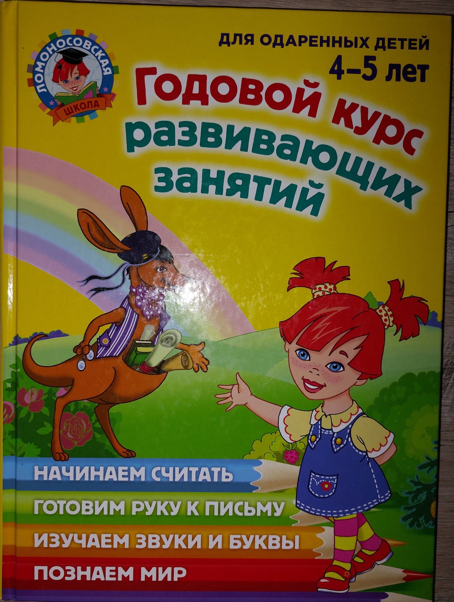 Книга для дошколят : " Годовой курс обучения письму и т.д."