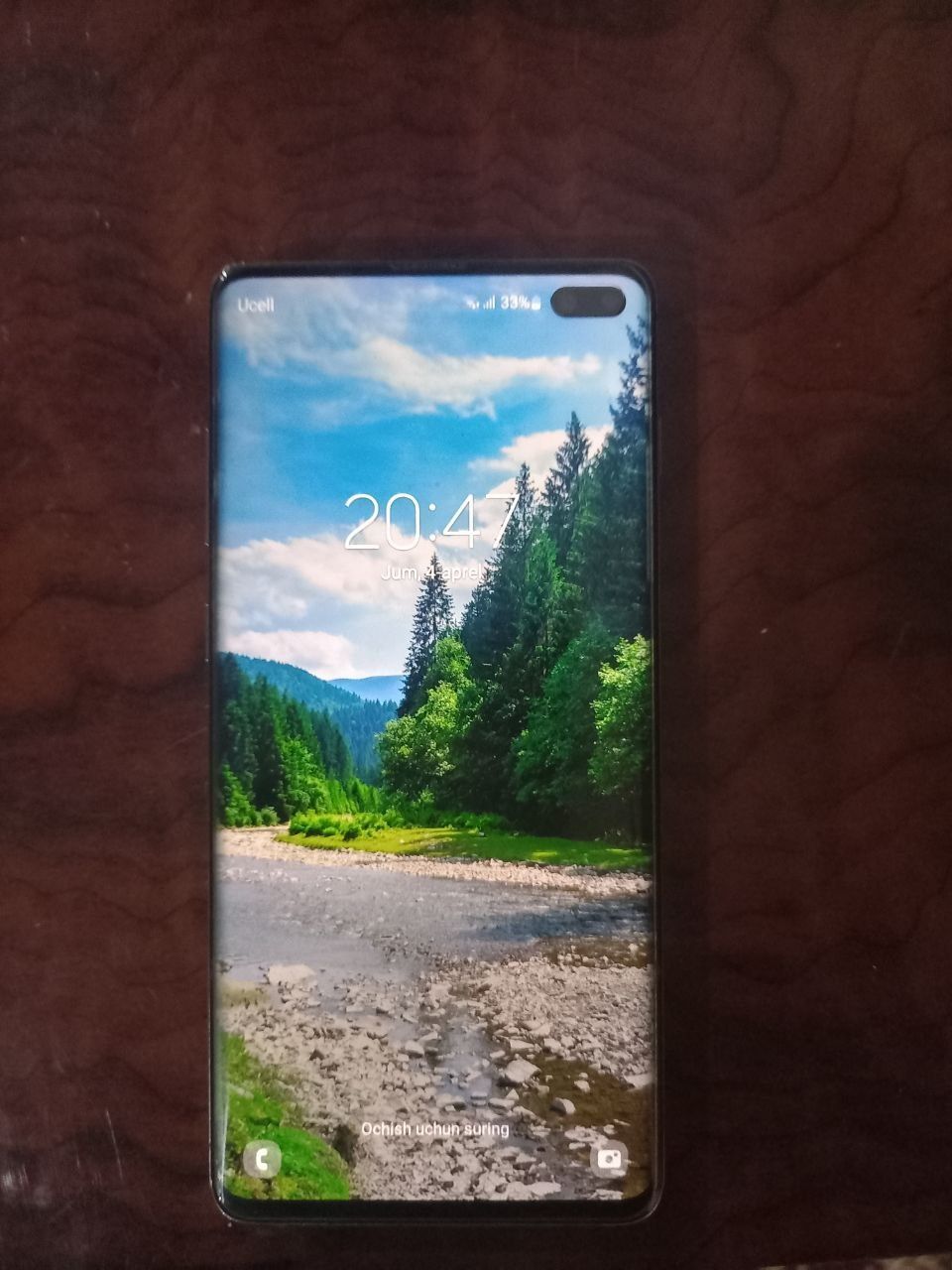 Samsung s10+edyal holatda