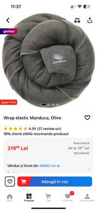 Wrap elastic manduca