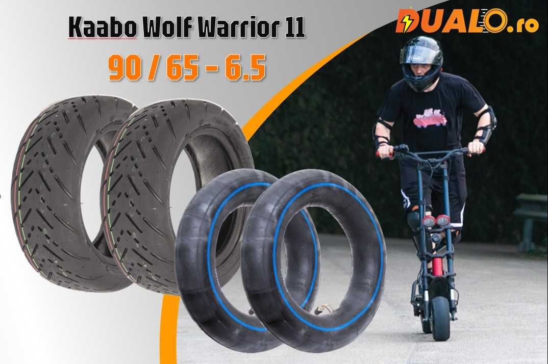 SET 2 Cauciucuri+2 Camere 90/65-6.5 CST pentu Kaabo Wolf Warrior 11