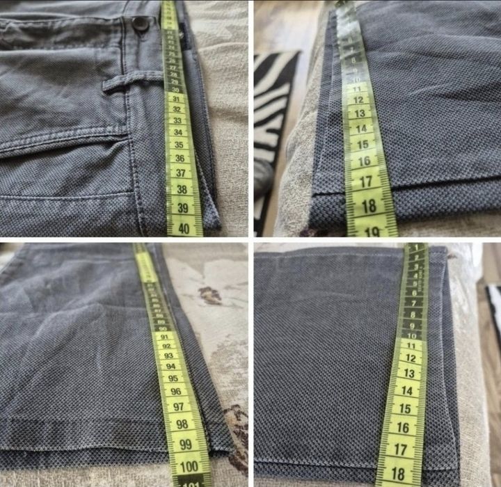 Pantaloni Bărbați Il Granchio Luxury Blu, Gri Închis, 46 IT (W30)