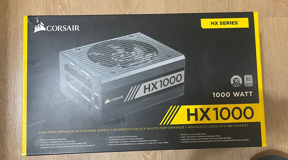 Захранване Corsair HX 1000