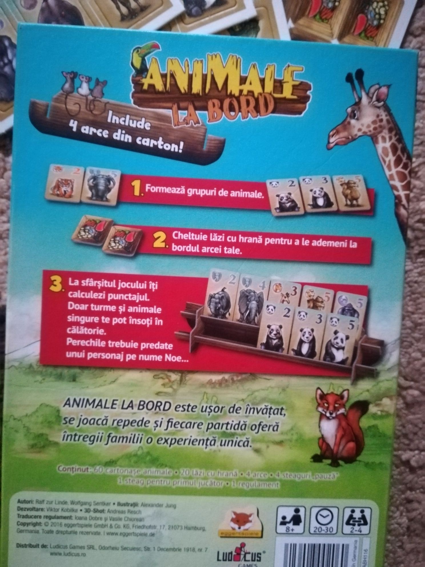 Joc de societate :Animale la bord