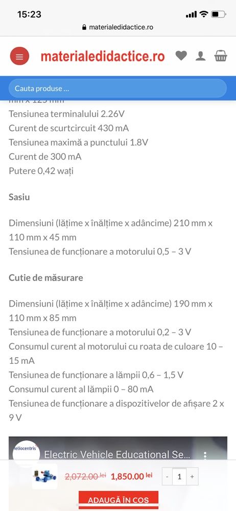 Set masinuta Dr Fuell Cell