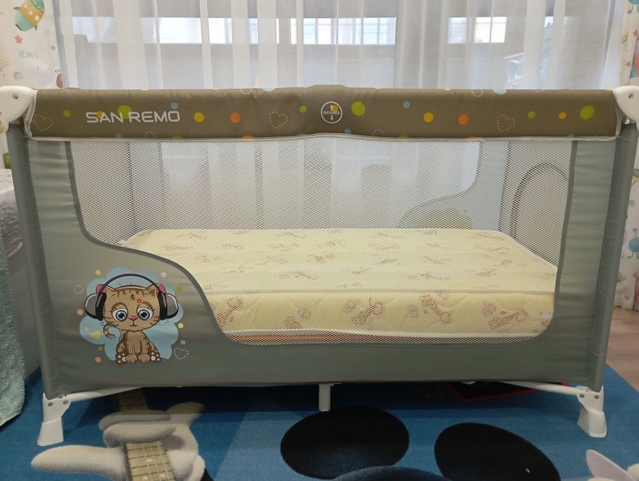 Сгъваема кошара  матрак за кошара 60/120