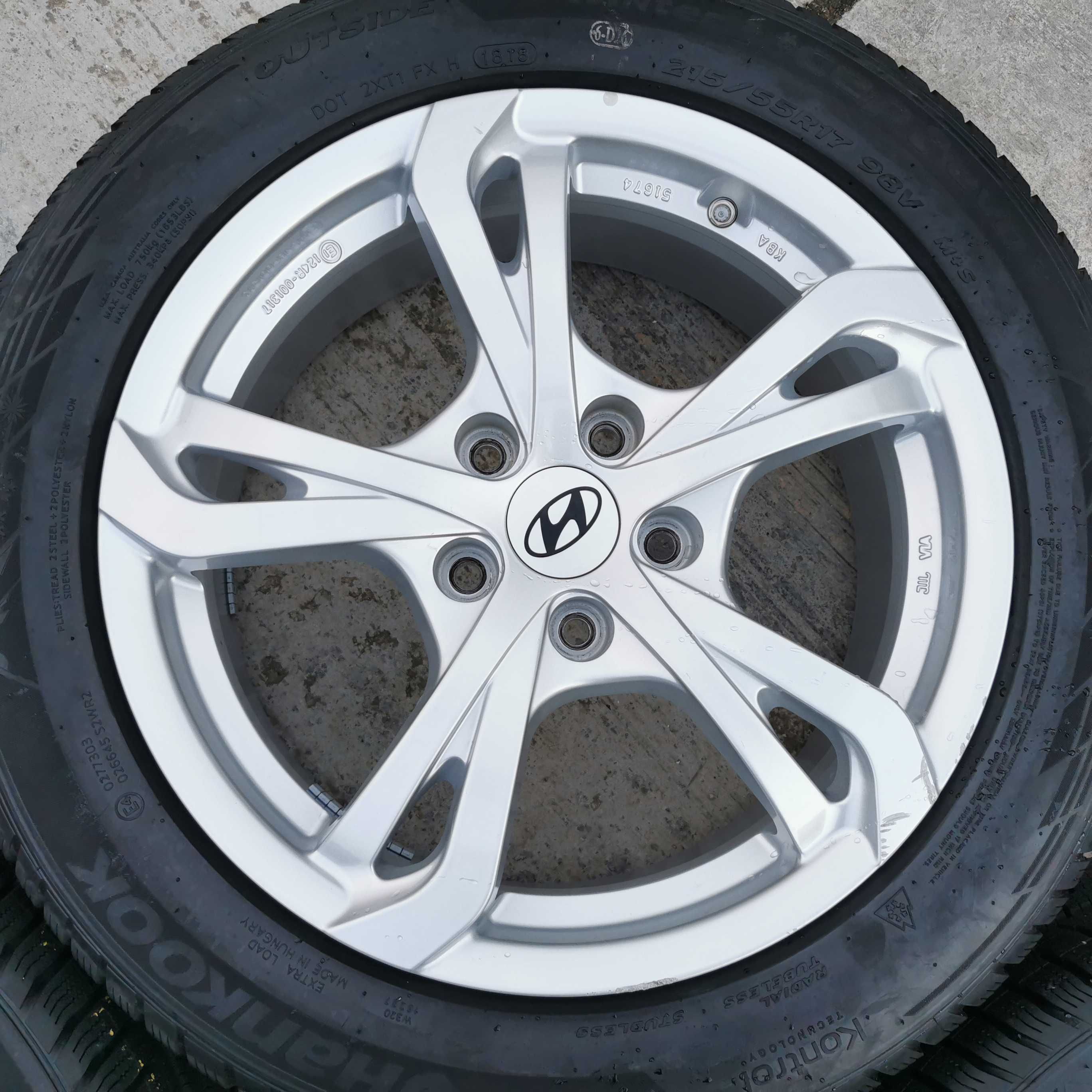 Jante Hyundai Kona i30 i40 Ioniq Tucson Kia Mazda 5x114.3 - 17"