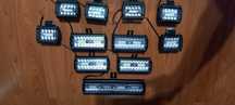 Set proiectoare LED BAR auto tractor camion ATV 12V-24V