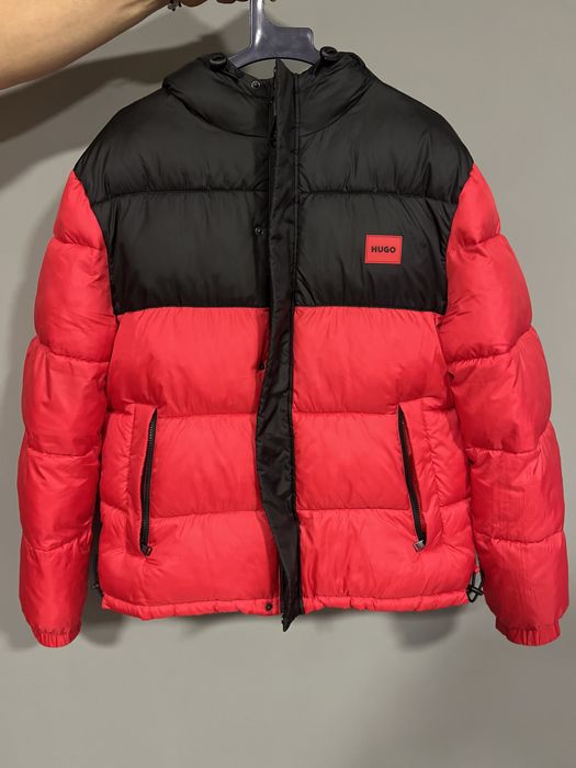 Зимно червено яке hugo boss