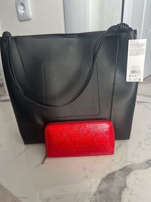 Нова!!! Дамска чанта+Портфейл/Портмоне