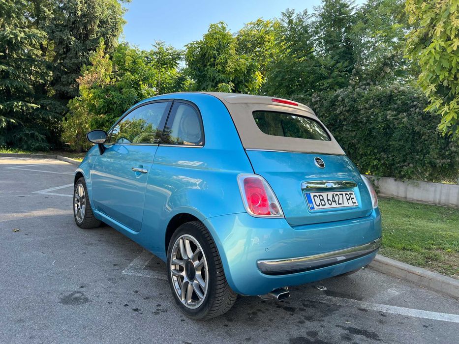Fiat 500 КАБРИО  1.2 бензин ПЕРФЕКТЕН !!!