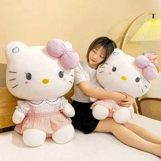 Плюшена играчка Hello Kitty Kuromi Sanrio, 50см, Плюшена играчка Кити