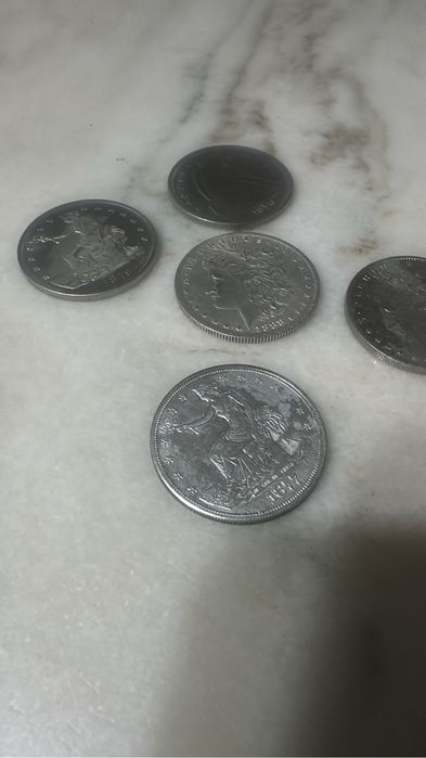 Lot monede 1 dolar american argint