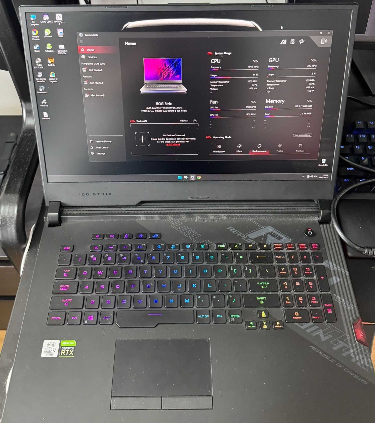 Laptop ROG Strix SCAR 17 G732