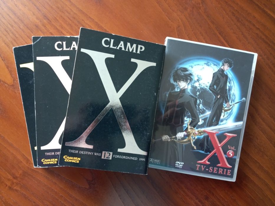 Vând manga X Clamp și Anime DVD