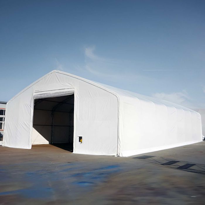 Cort depozitare tip casa structura dubla latime 12m x lungime 18m/24m