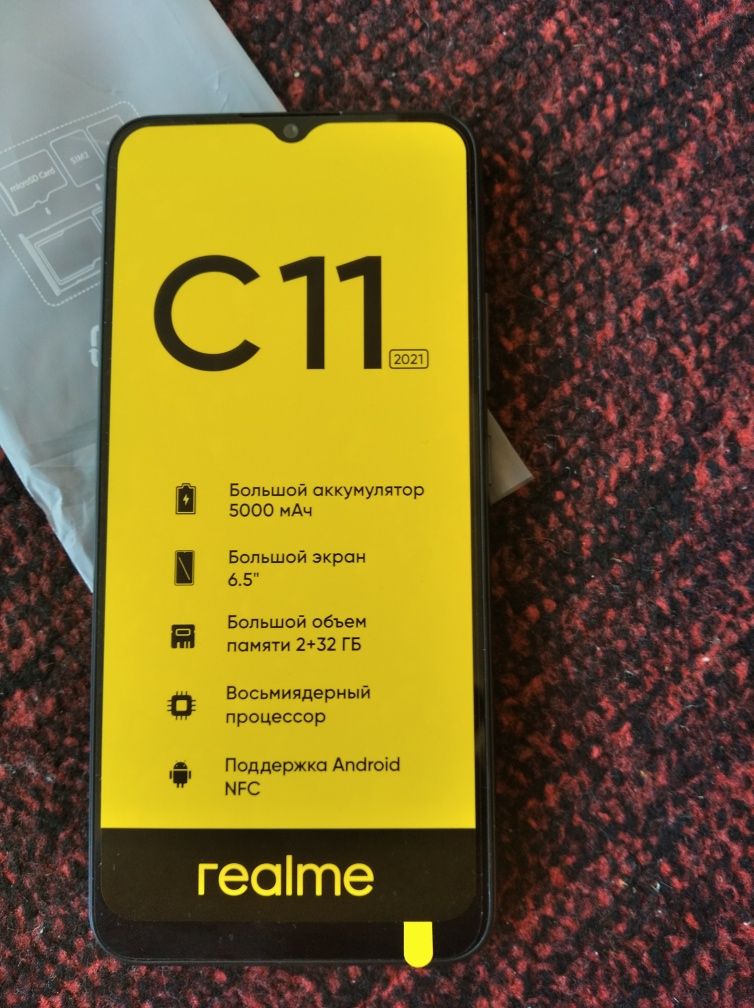 Realme C 11 новый