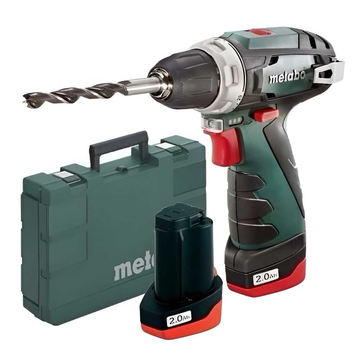 Акумулаторен винтоверт Metabo POWERMAXX BS BASIC 12 V, 34Nm, 2 батерии