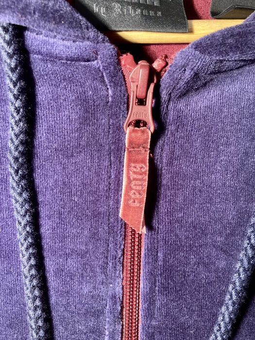 Puma by Rihanna (Fenty) унисекс кадифеен суичтърт с качулка (XS)