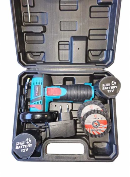 Акумулаторен ъглошлайф 12V – Компактен, мощен и удобен