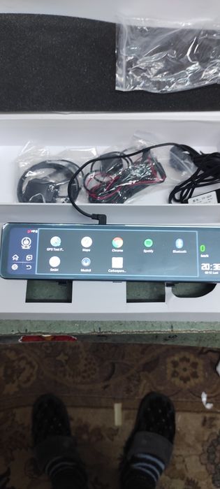 Oglindă auto cu Android 2GB/32GB 4G GPS DVR ecran 12inchi