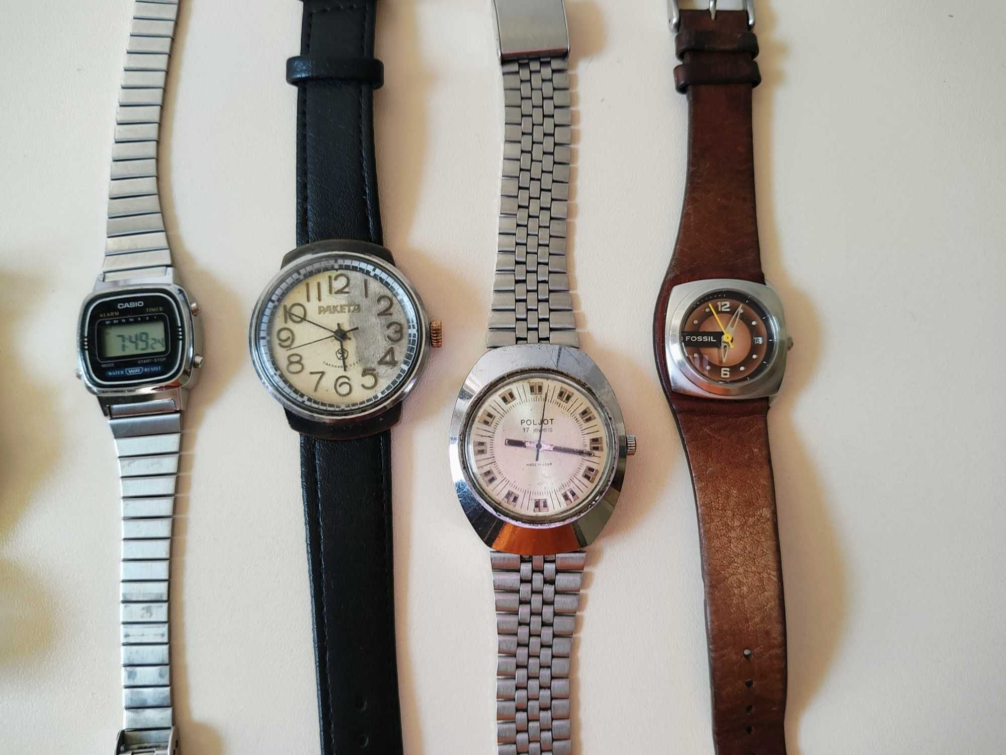 Лот от часовници Swatch Kenneth Cole Festina Casio Ракета Полет