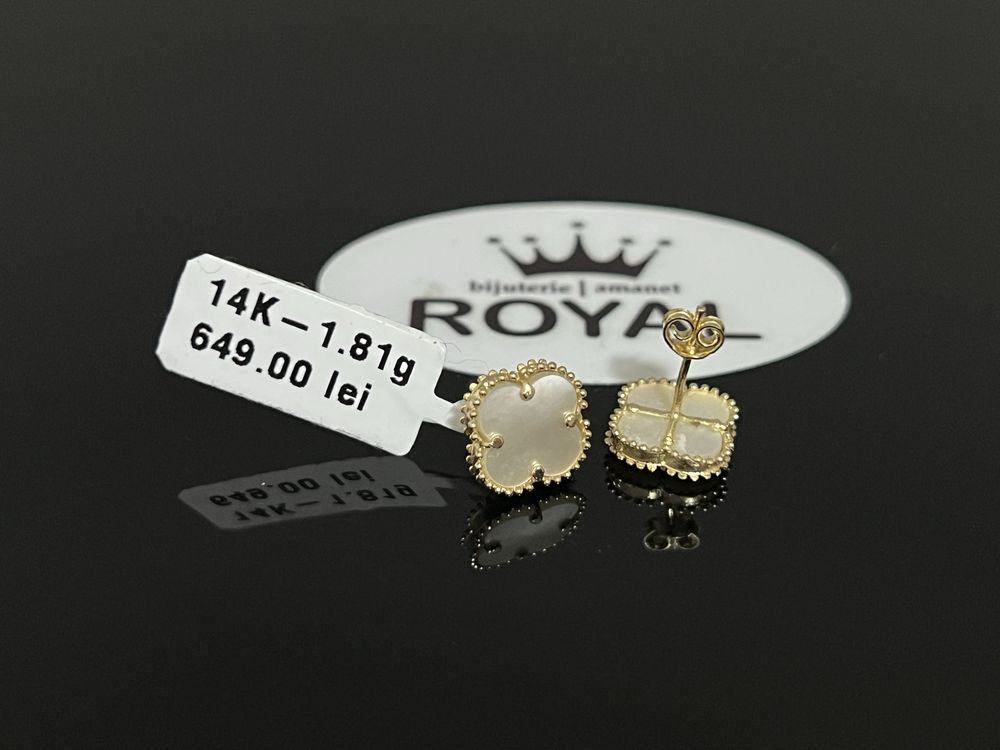Bijuteria Royal CB : Cercei dama aur 14k 1,81 grame
