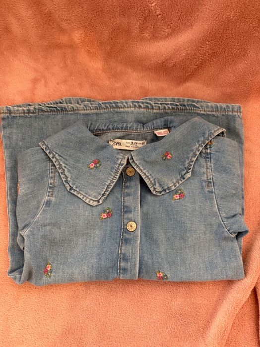 Детска дънкова рокля ZARA - 92 см