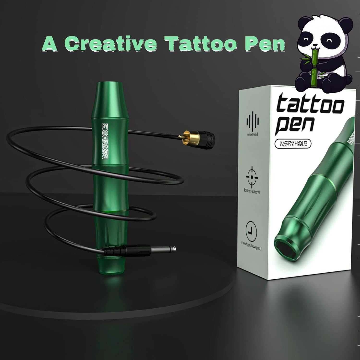 НОВ комплект за татуировки Wormhole Tattoo WTK106 15 игли, 8 мастила..