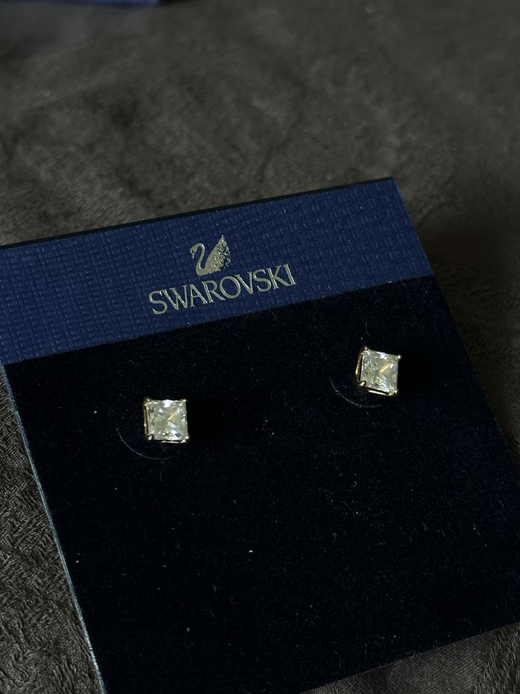 Swarovski Attract Обеци Розово Злато
