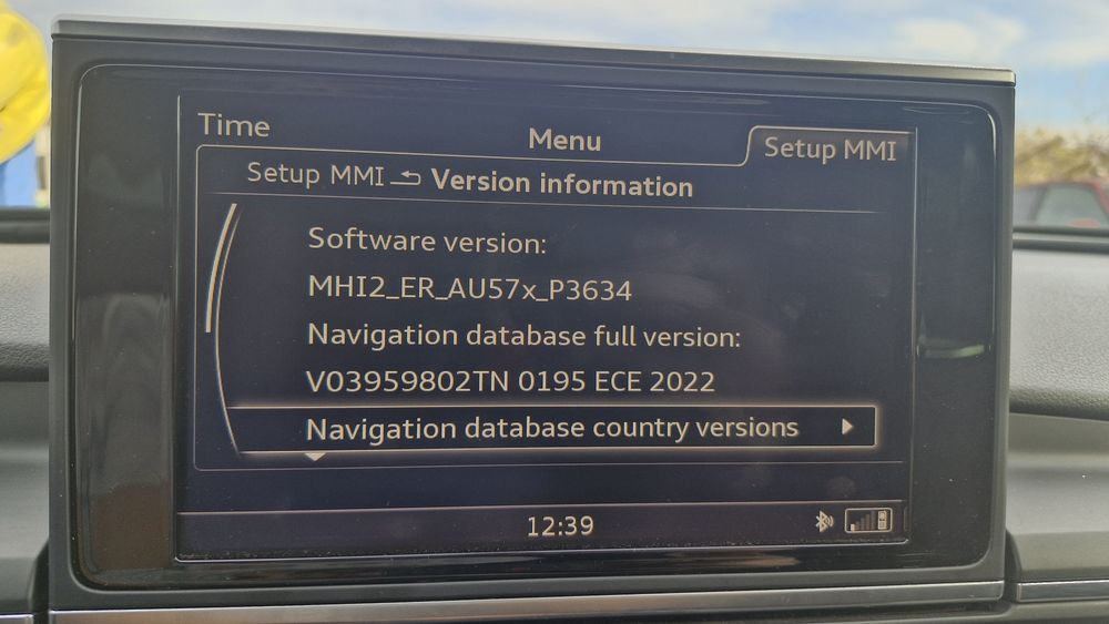 Display Navigatie originală MMI Audi A6 C7 2016 carplay android auto