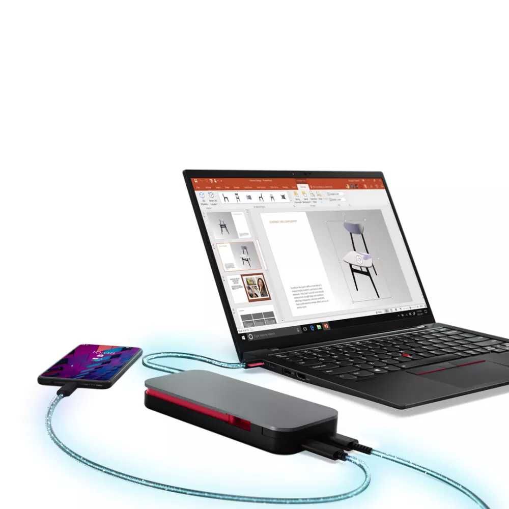 Външна батерия/power bank/ Lenovo Go USB-C Laptop Power Bank, 20000mAh
