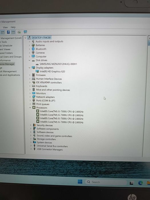 Laptop HP Probook 650 G4 (i5 7300u, 16gb ddr4, ssd 512gb, w11 pro)