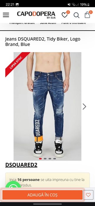 Blugi dsquared2..100% autentici!