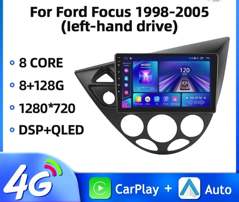 Navigație Ford focus 1.   8g ram/128 GB memorie internă