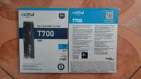 SSD Crucial T700 1TB PCI Express 5.0 , noi, ideal i9 14900k, 7950x