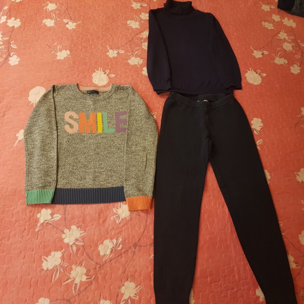 Lot haine Gap,H&M,LC Waikiki,băieți,8-9 ani:pantaloni sport,bluze