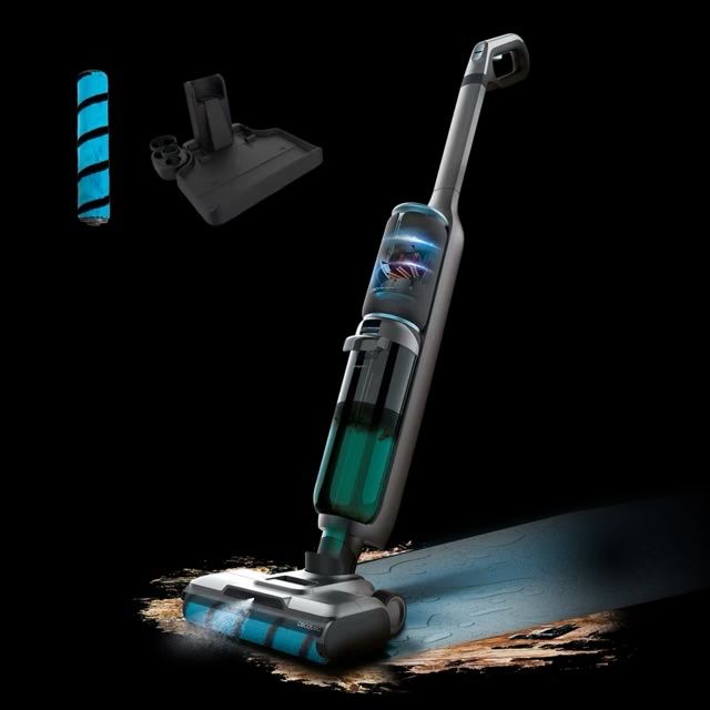 Вертикална прахосмукачка с функция моп Cecotec FreeGo Wash Vacum Spray