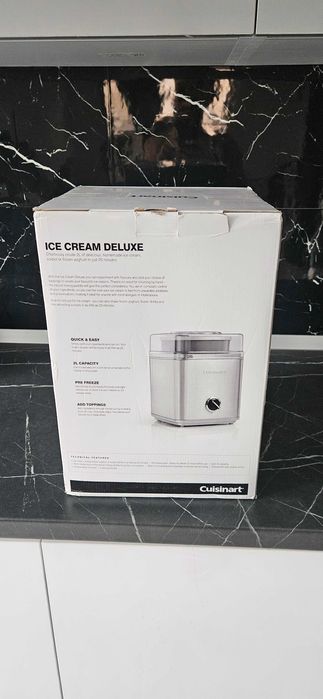 Aparat de făcut înghețată, Cuisinart, Gri