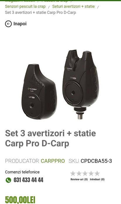 Vand senzori carp pro d carp 3+1