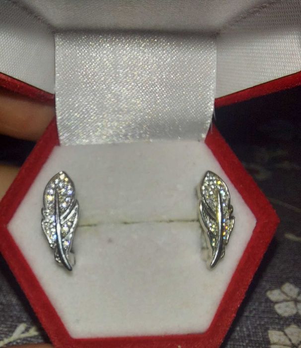 Серьги серебряные