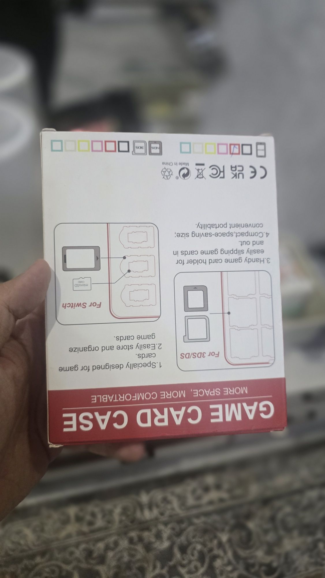 Кейс для картриджей nintendo switch 2