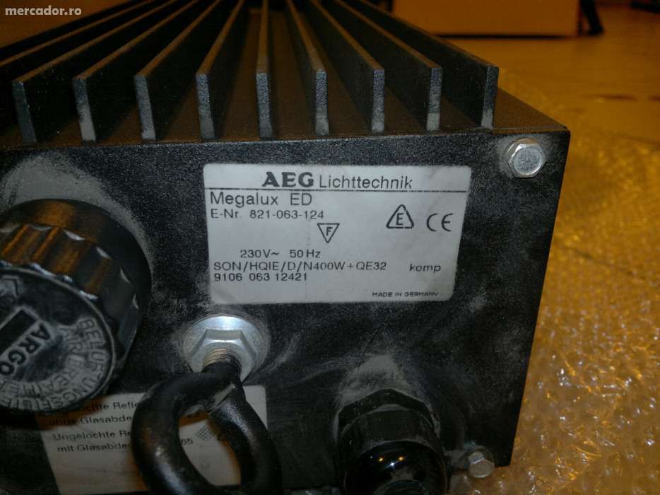 Lampa industriala 400W AEG Philips MEGALUX ED, Made in Germany