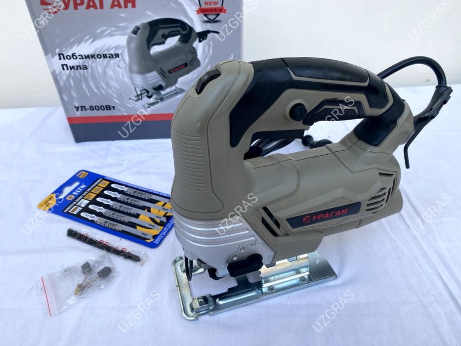 Бепул доставка лобзик электрический Ураган оригинал 800 вт новый