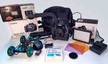 Canon EOS 650D cu grip și accesorii – DSLR perfect funcțional
