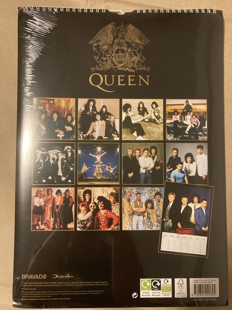 Calendar Queen  oficial 2022
