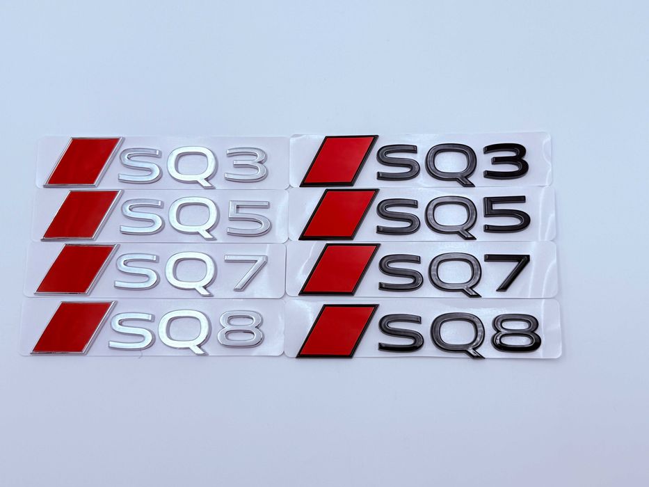 Emblema AUDI SQ7 spate negru NOU