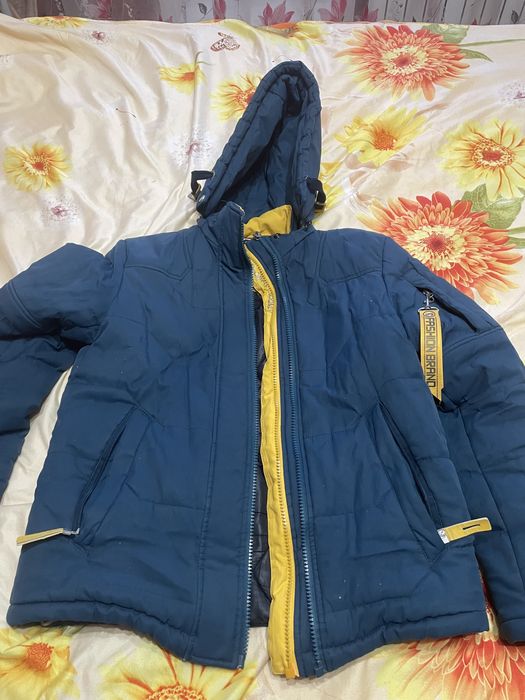 Зимний пуховик на халафайбере