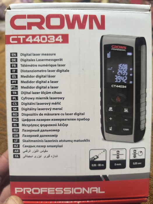 Crown lazer ruletka 80 metr